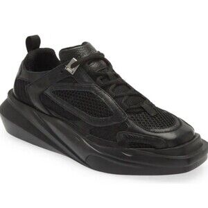 NIB 1017 ALYX 9SM MONO HIKING SNEAKER Black Shoe SIZE EU 40 Made In Italy Luxury